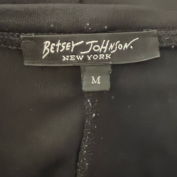 Vintage Betsey Johnson New York Black Zipper Goth Vamp Skirt - Picture 5 of 6